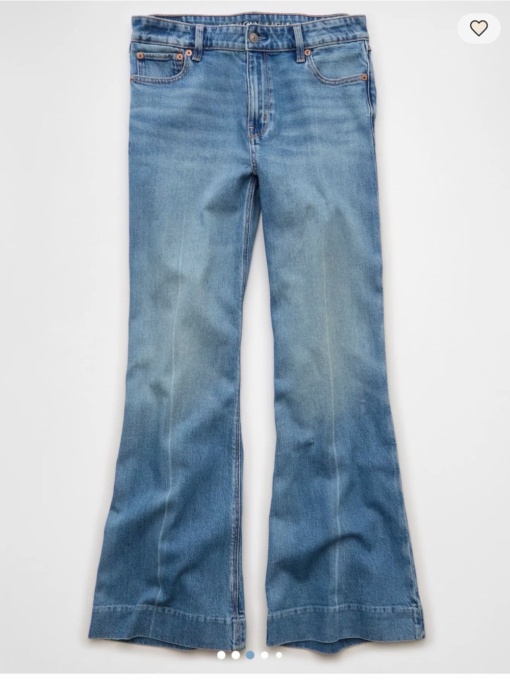 American Eagle Outfitters Light Blue Flare Jeans